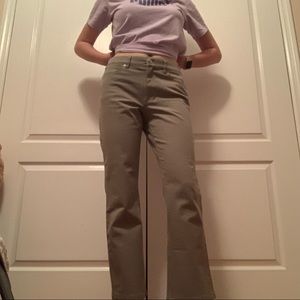 Sage Green Boot Cut Escada Pants kate